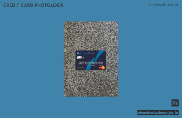 Azerbaijan Access Bank Mastercard Fotoansicht Beispielvorschau